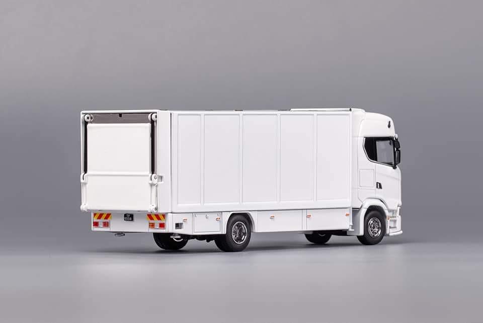 Kengfai 1:64 Scania S730 Double Deck Gull Wing Tow Truck Diecast Modelo De  Ximia de Carro Modelo de Simulação de Alusão de Automóveis