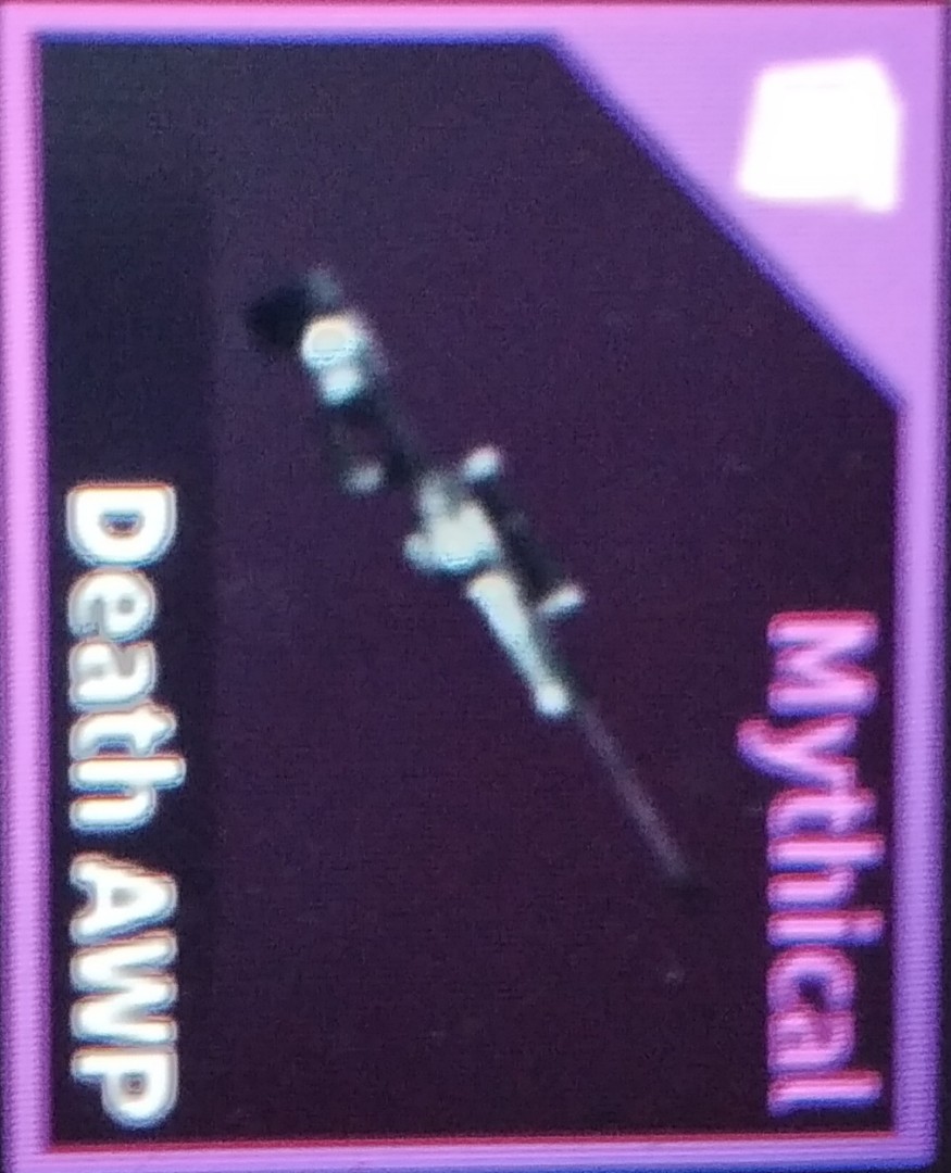 Roblox KAT! Mythical Death AWP, 興趣及遊戲, 玩具 & 遊戲類 - Carousell