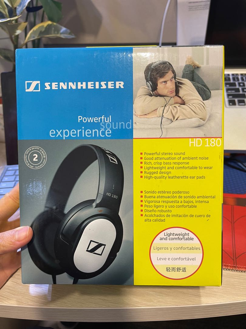 Sennheiser HD180, Audio, Headphones & Headsets on Carousell