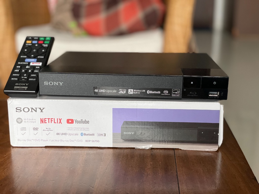 110volts Sony p S6700 4k Blu Ray Disc Dvd Player Tv Home Appliances Tv Entertainment Blu Ray Media Players On Carousell