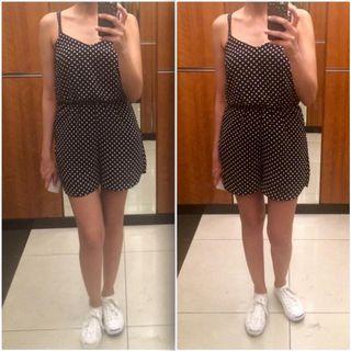 Stradivarius polka dot romper or jumpsuit