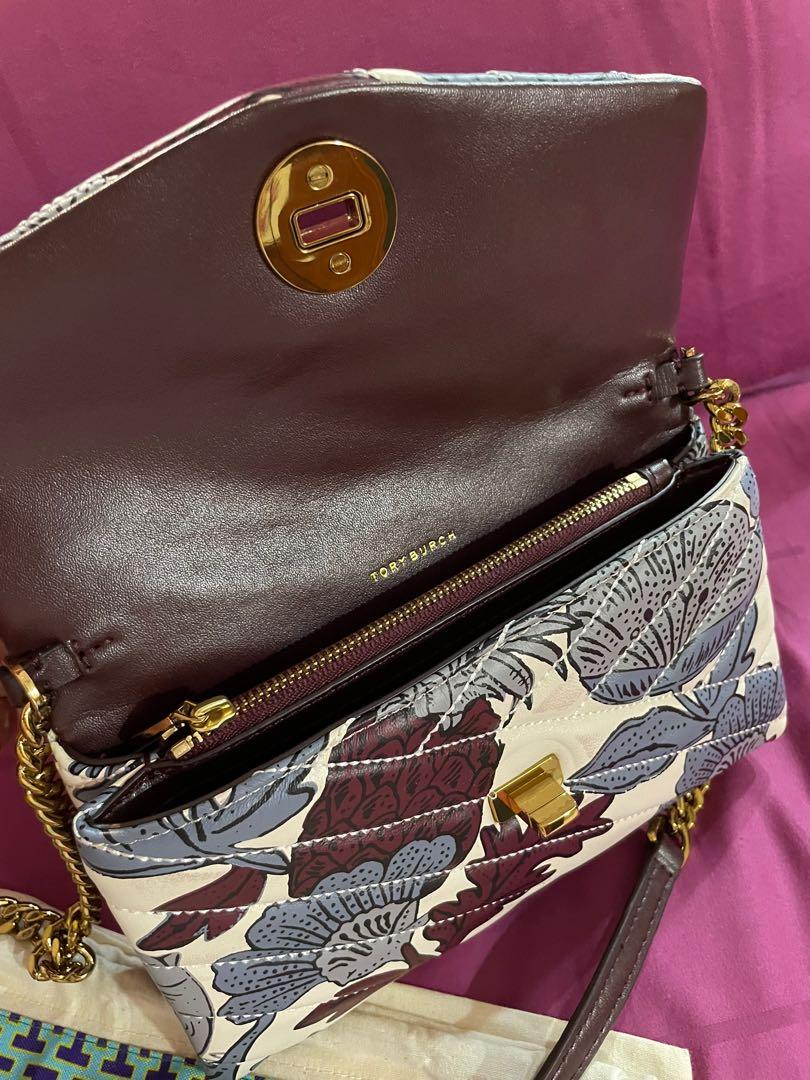 Tory burch kira on sale chevron printed chain wallet
