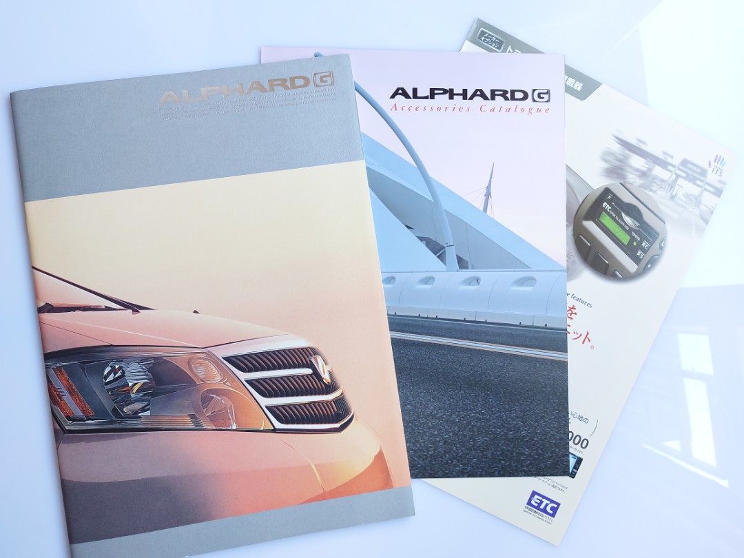 **NEW** Toyota Alphard model G series 10 catalog brochure magazine 40