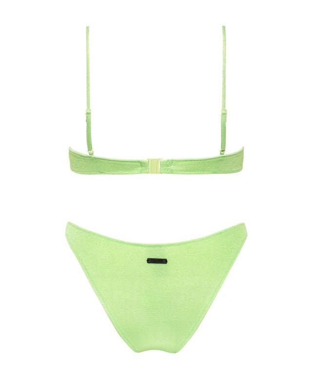 triangl swimwear, Swim, Mica Lime Sparkle Triangl Brand New Bikini