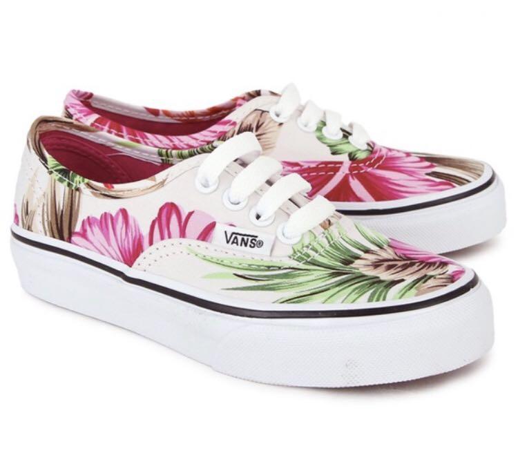 Vans authentic hawaiian floral clearance