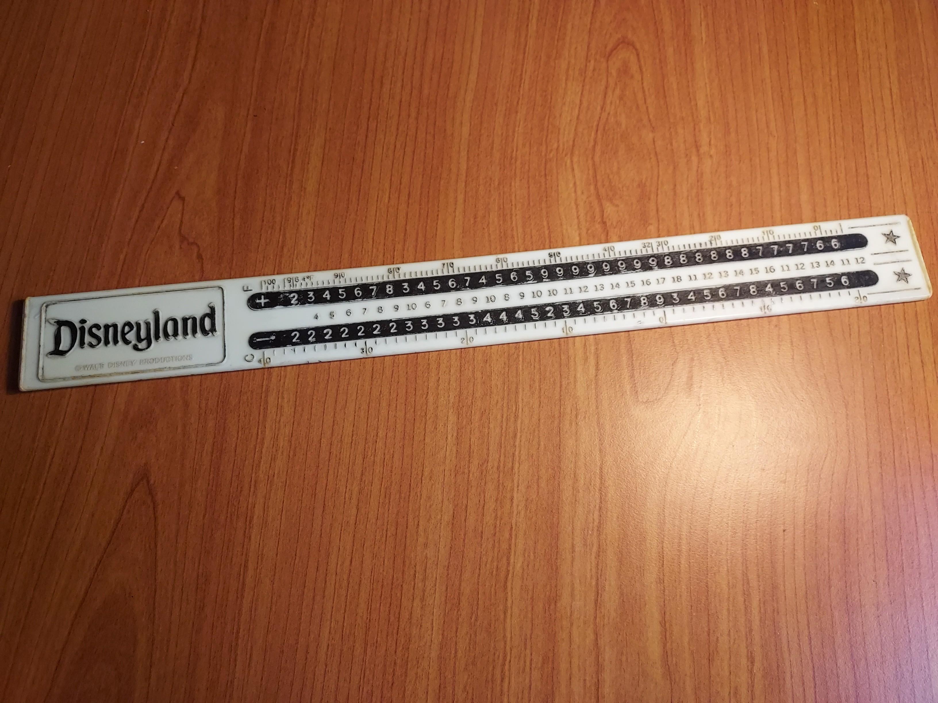 Vintage Disneyland Ruler, Hobbies & Toys, Collectibles & Memorabilia ...