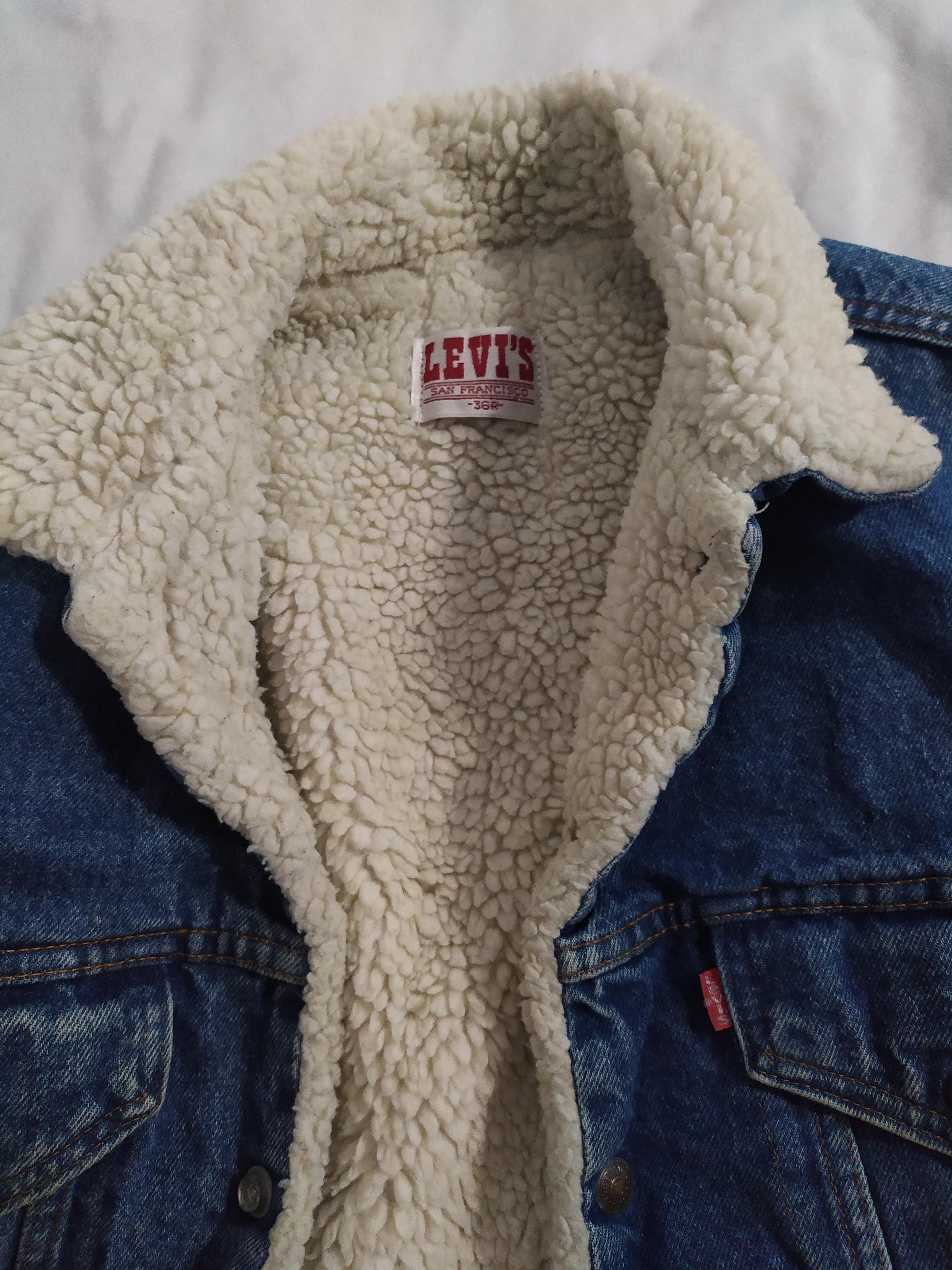 Vintage Levi's Sherpa Denim Jacket, Women's Fashion, Coats, Jackets and  Outerwear on Carousell