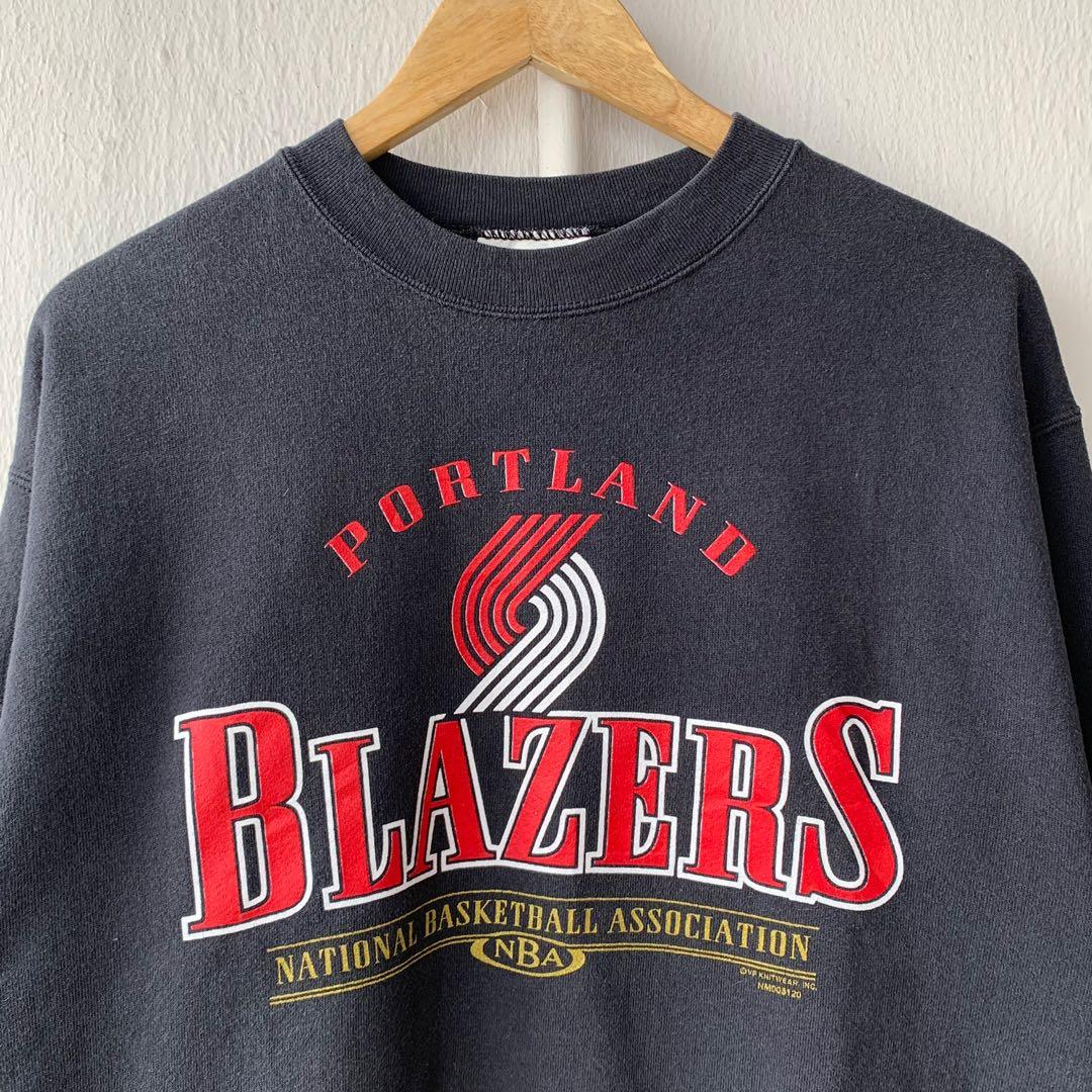 Portland Trail Blazers Logo Crewneck Sweatshirt - Neng Tee
