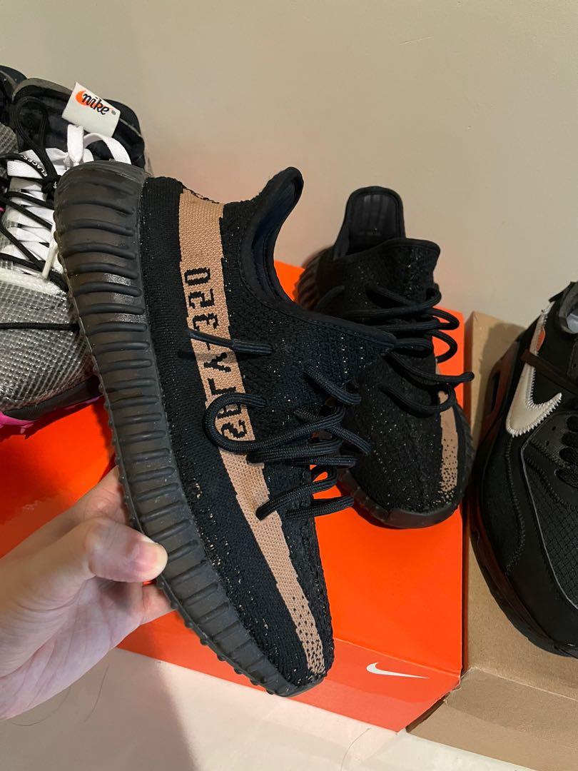 Yeezy 350 V2 Core Black Copper Men s Fashion Footwear Sneakers