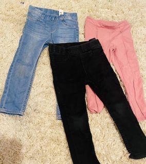 2-3T H&M and The children’s place Soft denim jeans