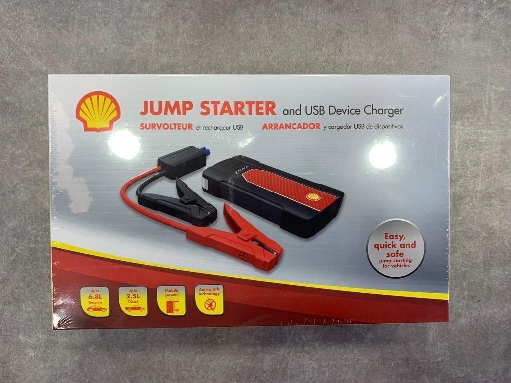 全新行貨可用消費劵門市現貨 蜆殼shell Jump Starter 過江龍應急撻車電源sh990 黃色 汽車配件 電子配件 Carousell