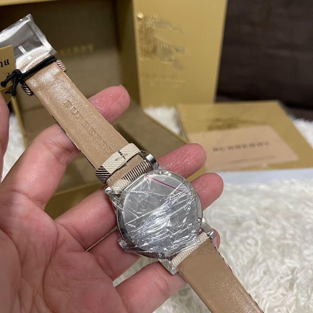Burberry check bracelet watch 34mm on sale