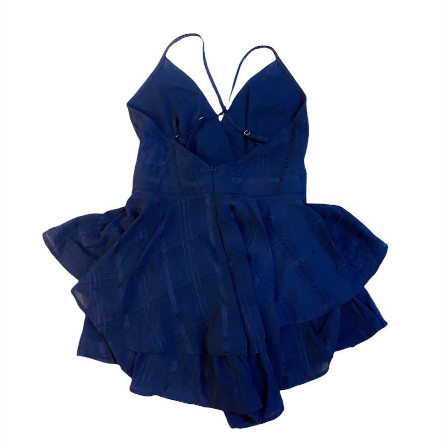 Theodora playsuit 2025 navy
