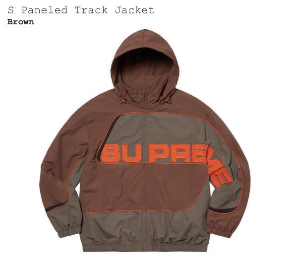 代購) Supreme S Paneled Track Jacket, 男裝, 外套及戶外衣服- Carousell