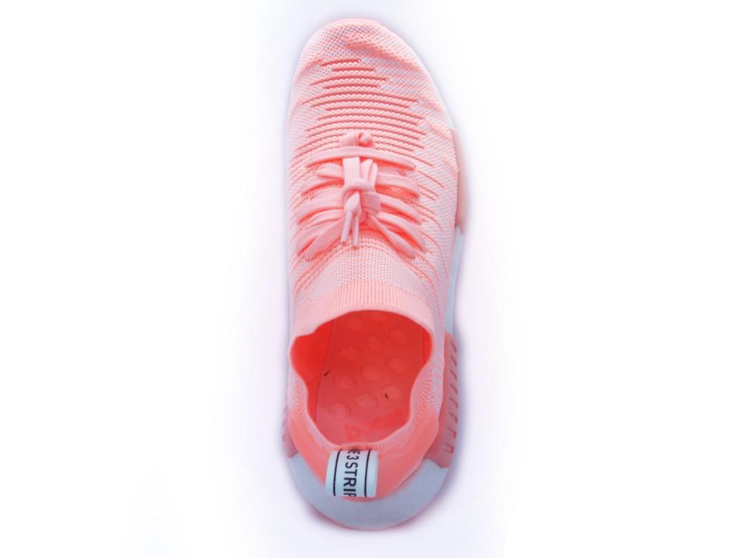Adidas women's pink hotsell nmd_r1 stlt primeknit sneakers