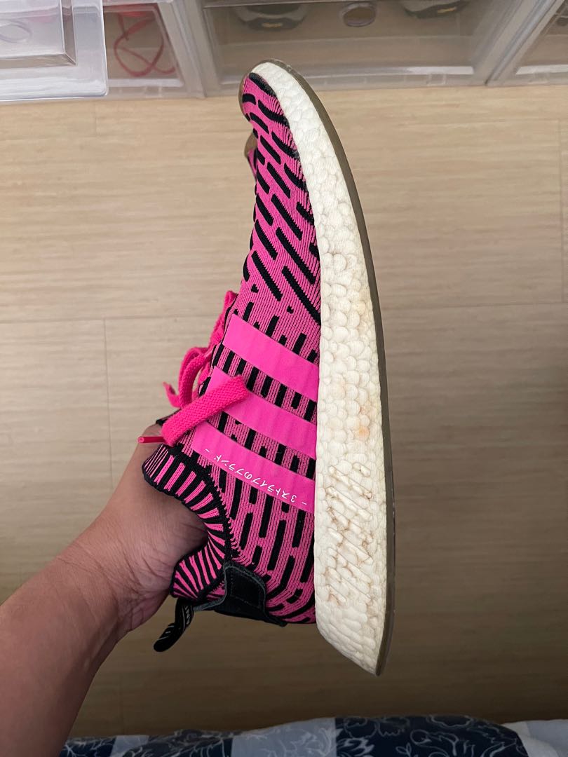 Adidas NMD R2 Japan Shock Pink 11.5 Men s Fashion Footwear