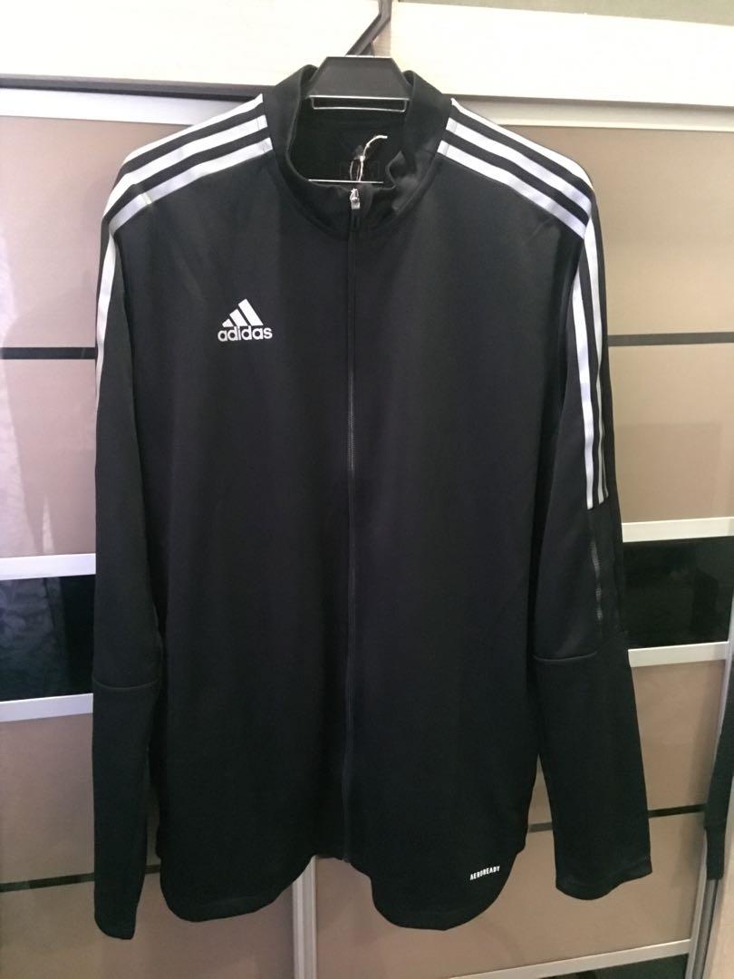 Adidas track jacket reflective hot sale