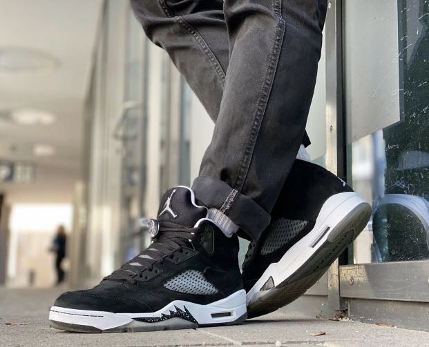 US7Y Air Jordan 5 Retro Oreo 2021 GS BELOW RETAIL