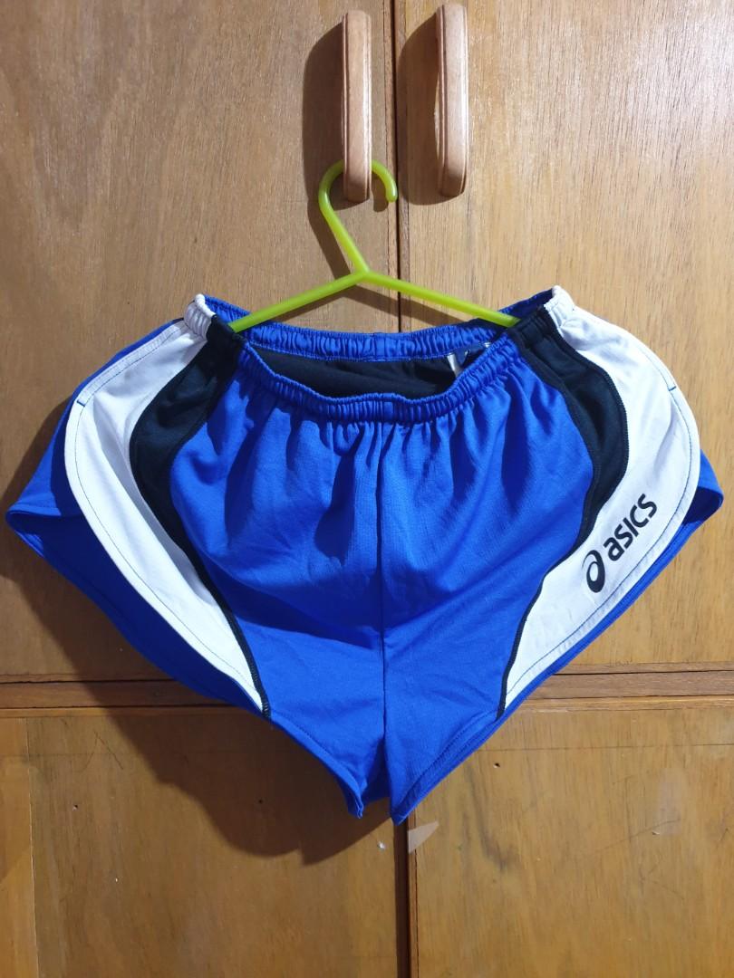 Asics blue running/dolphin shorts (Category: Activewear) located in Makati City. Submitted by shabelita (Listing ID 1109195274, Image 2). Description: Excellent condition. Fixed price.
