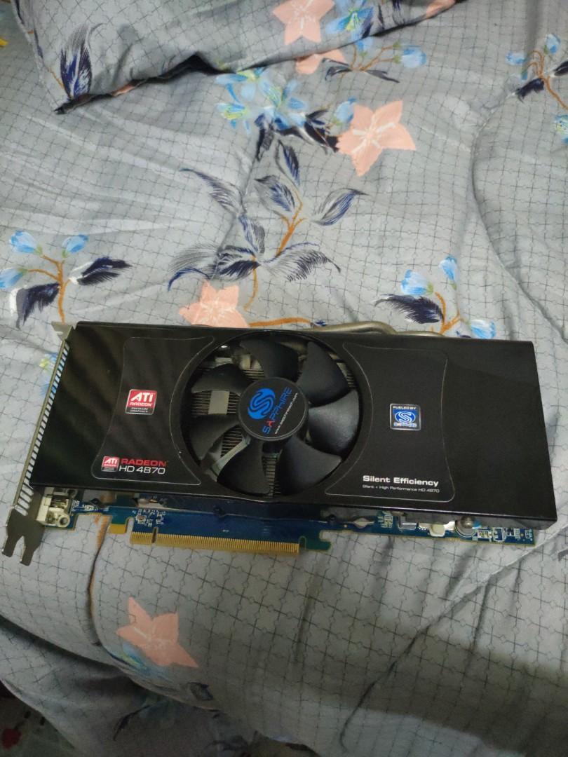 ATI Radeon HD 4870 1gb Sapphire Video Gaming Gaming