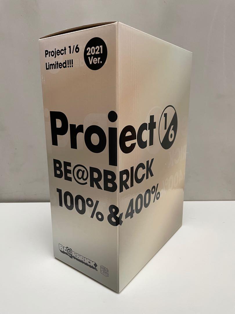 Bearbrick Project 1/6 Clear and Black Clear Chrome Set 400% + 100 ...