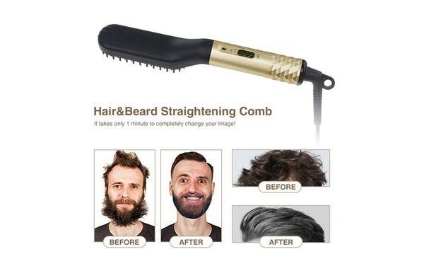 Beard comb deals steamer