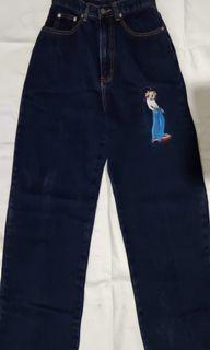 Betty boop high waisted baggy pants