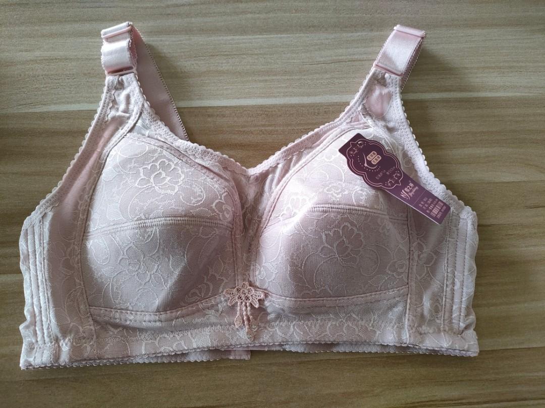 PlusSize🔥SALES🔥 Bra 38 (85) Cup C/D Without Pad Full Cup Soft Lace Bras,  Women's Fashion, New Undergarments & Loungewear on Carousell