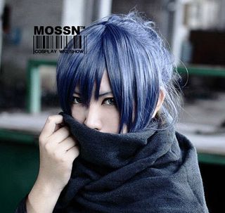Blue wig singapore best sale
