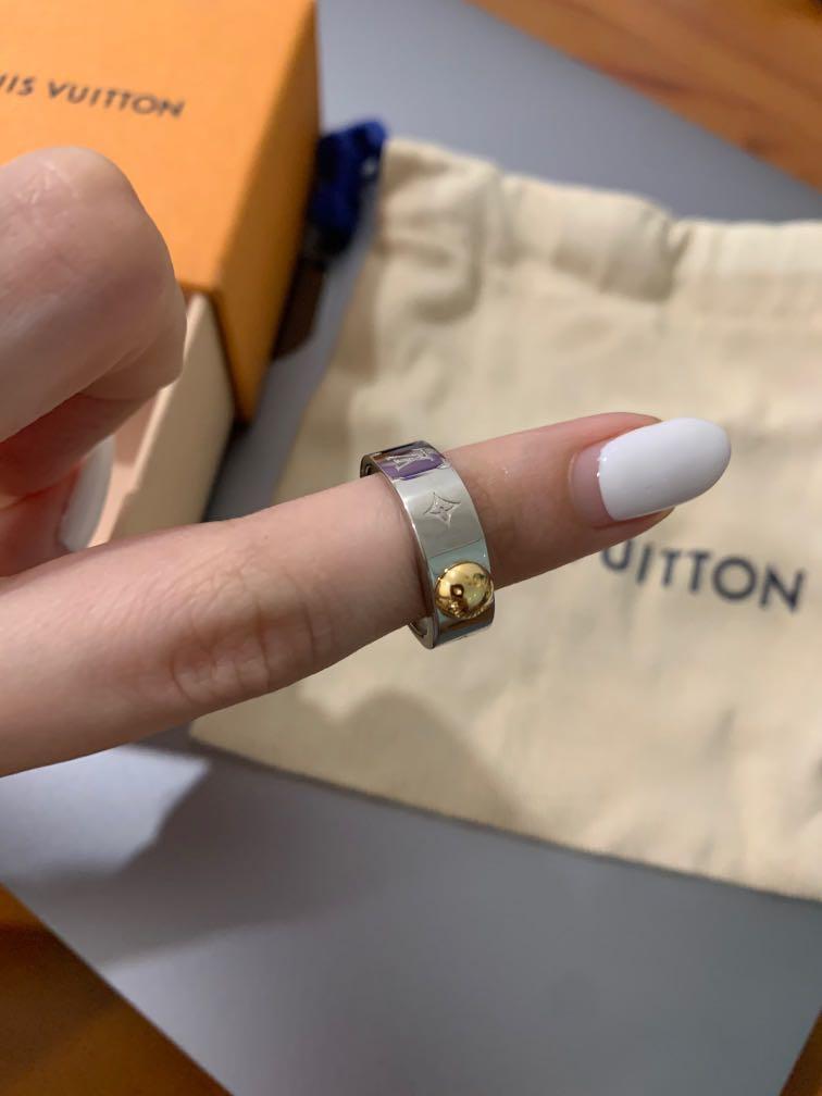 Louis Vuitton Nanogram Ring - Size 5 1/2 - FINAL SALE (SHF-19956