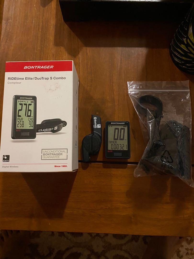 Bontrager ridetime elite cycling computer with duotrap hotsell s