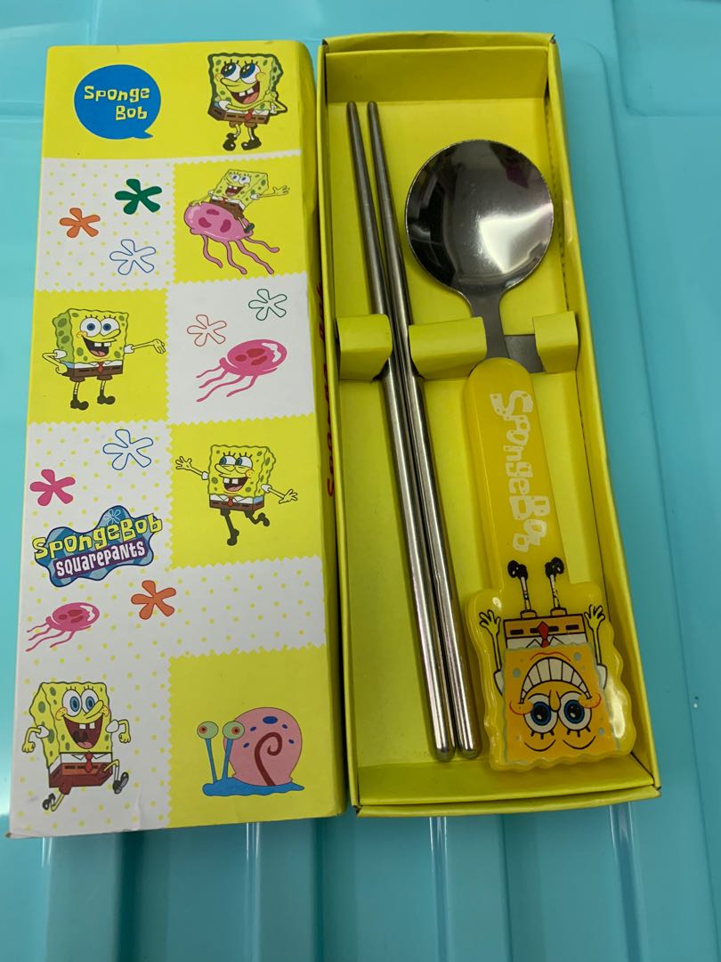 Brand New Spongebob Cutlery set, Babies & Kids, Nursing & Feeding