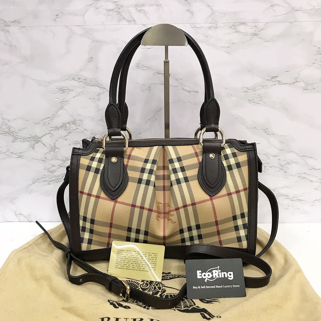 Second hand burberry top bag