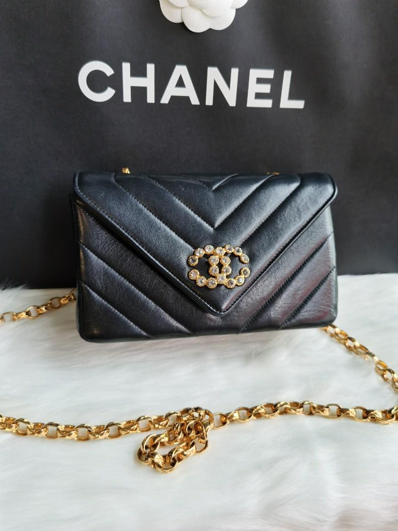 Chanel Wallet On Chain WOC Chevron - Touched Vintage