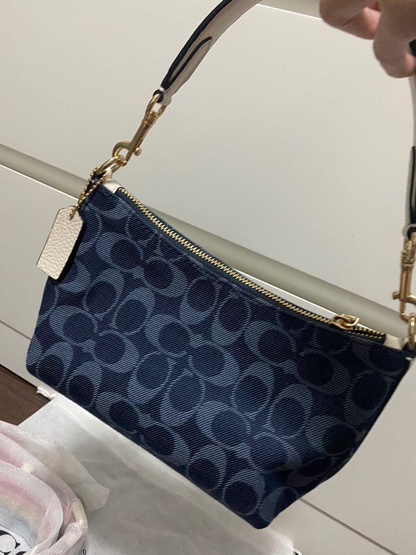 Coach Denim Monogram Bag, Women's Fashion, Bags & Wallets, Shoulder