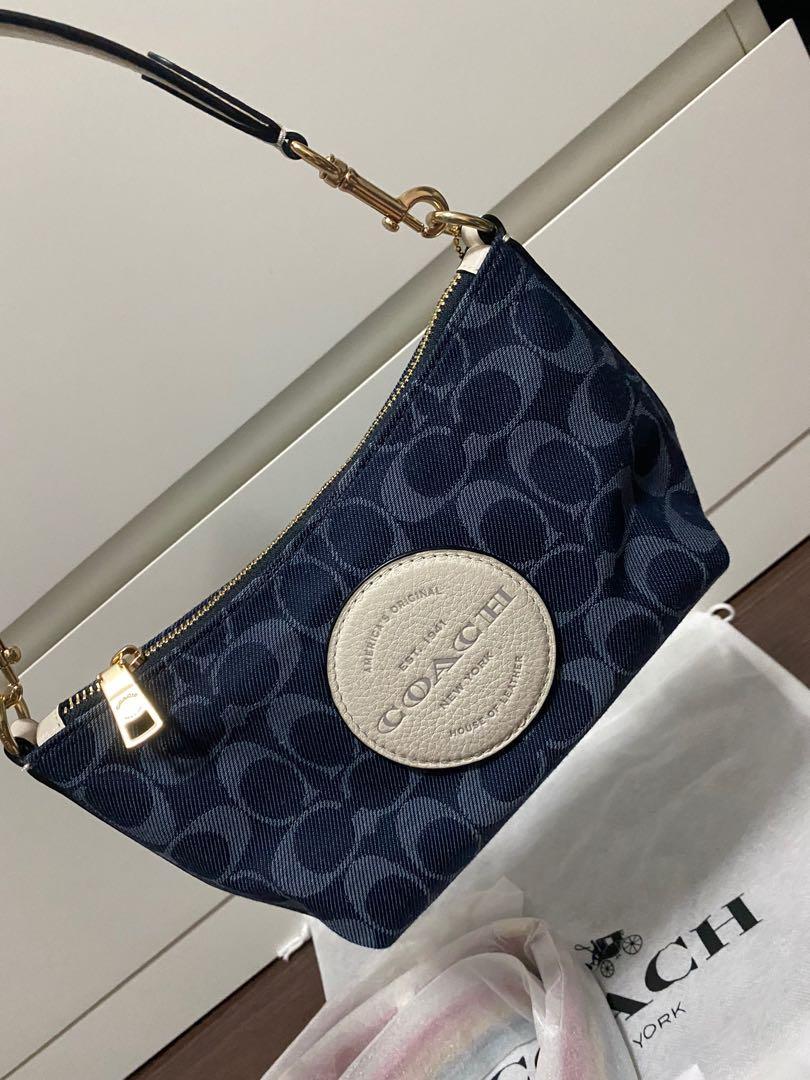 Coach Denim Monogram Bag, Women's Fashion, Bags & Wallets, Shoulder
