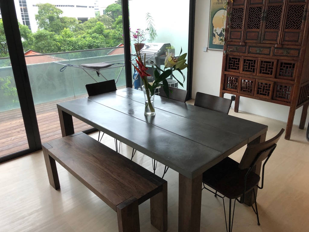 Crate and barrel galvin table outlet