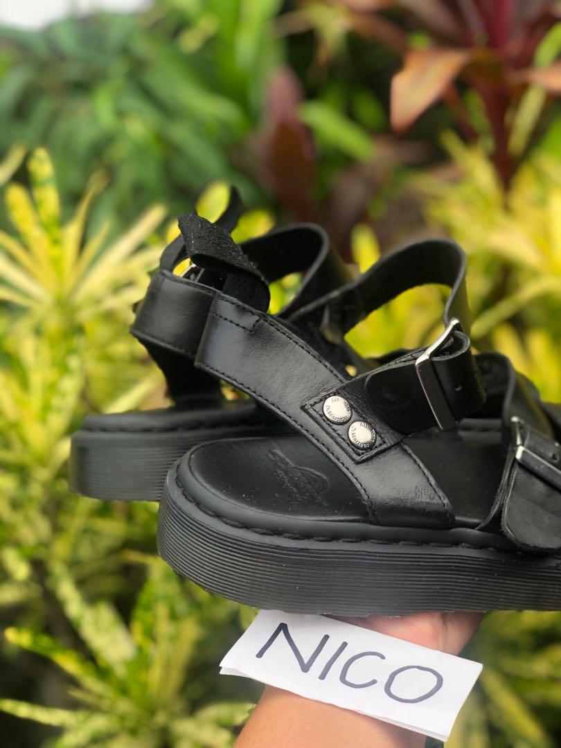 Dr martens gryphon leather sandals deals