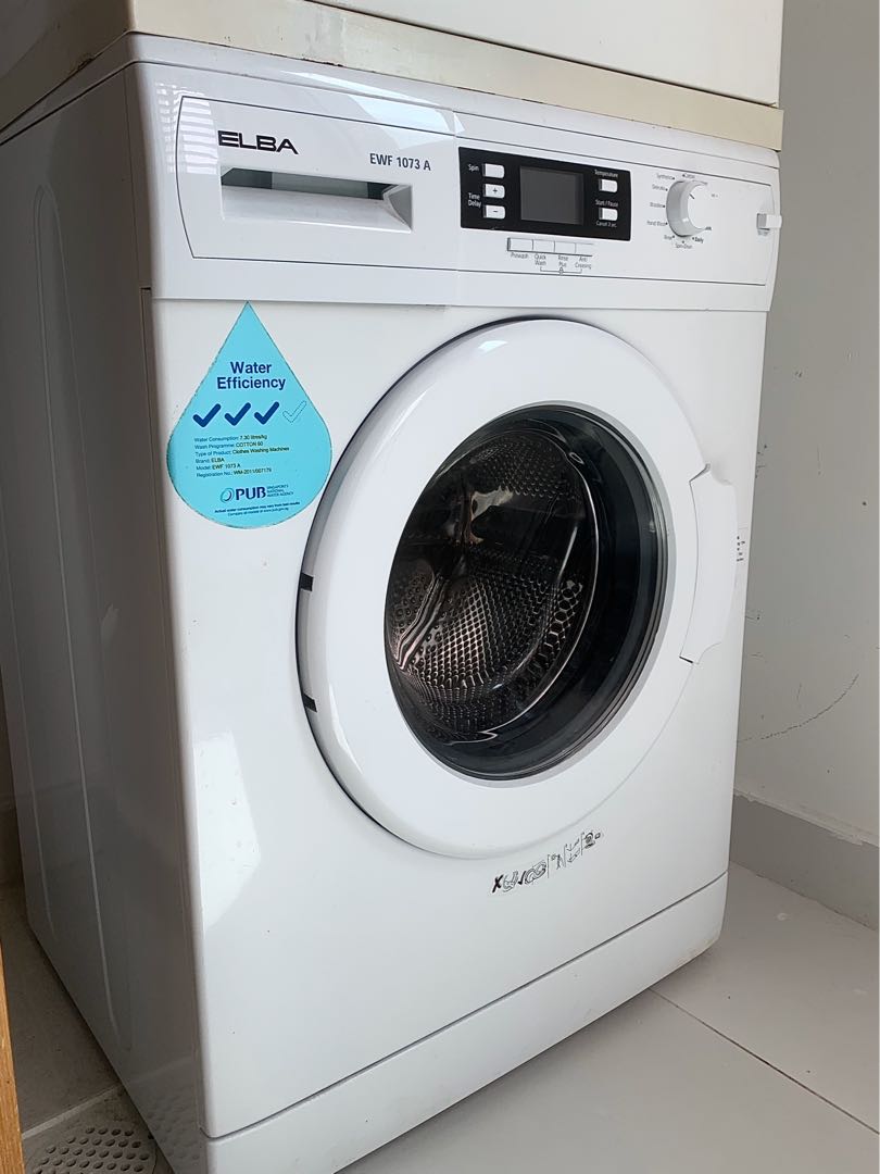 ELBA washing machine, TV & Home Appliances, Washing Machines and Dryers