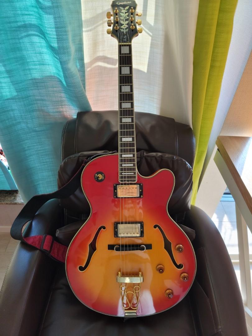 Epiphone Joe Pass Emperor II 電結他, 興趣及遊戲, 音樂、樂器& 配件