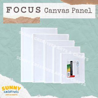 FOCUS Artist Quality Canvas Panel | White Blank Cotton Canvas Board