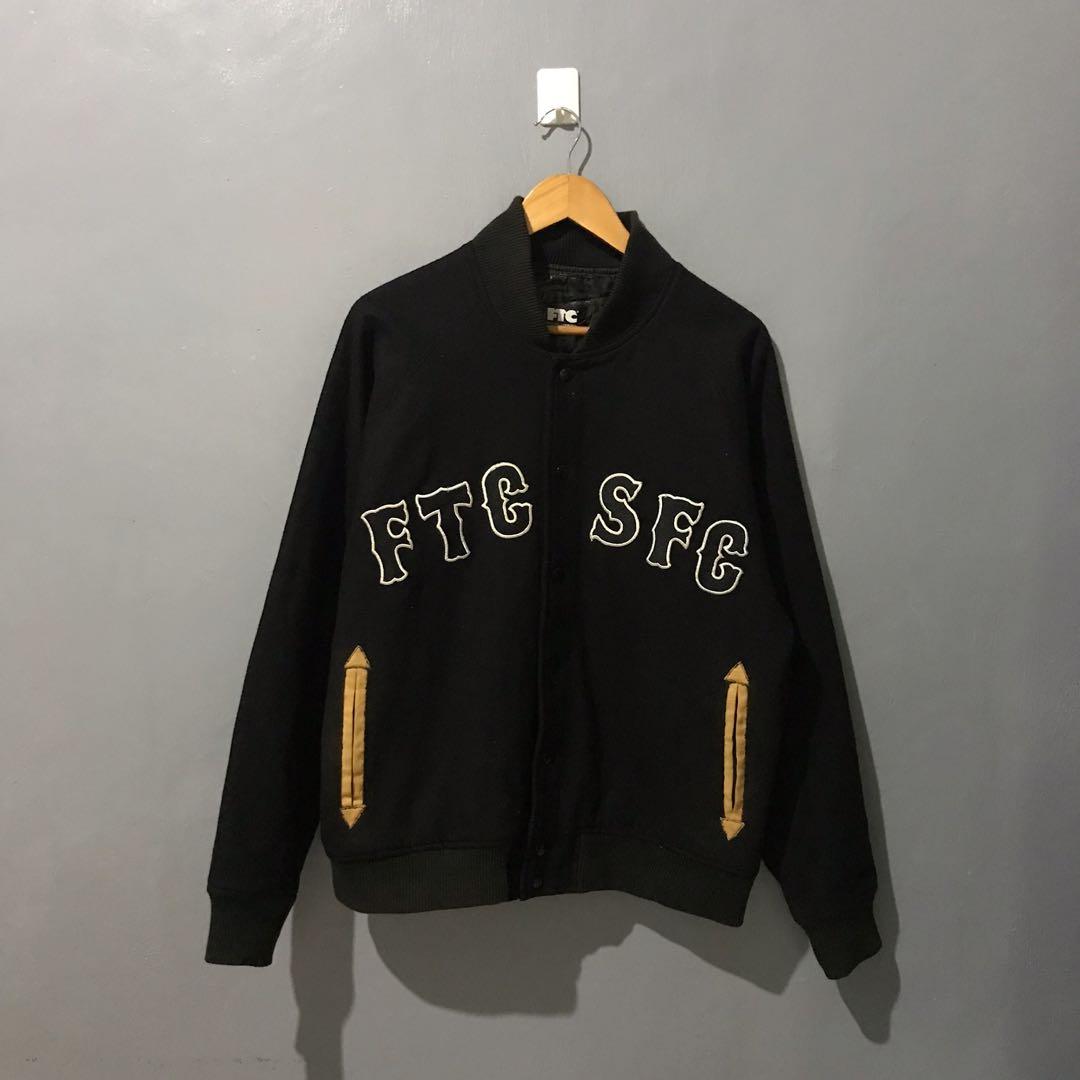 FTC team varsity jacket black 華麗