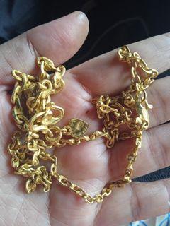 Gelang lapis emas 24 K asli