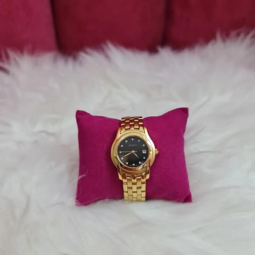 Gucci watch with diamonds (Category: Women's Watches) located in Manila. Submitted by dendc (Listing ID 1109141068, Image 2). Description: authentic gucci watch with diamonds. no inclusions. 16cm.