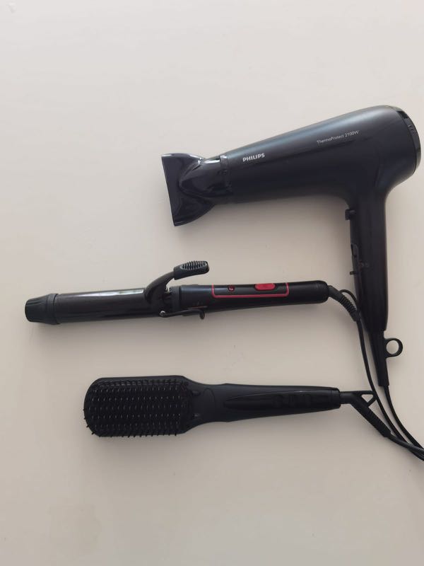 Hair styling set philips hairdryer Bearmoo hairstraightening