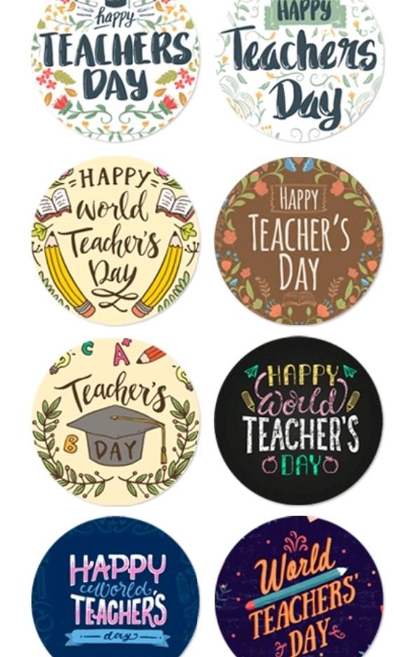 Happy Teacher s Day stickers