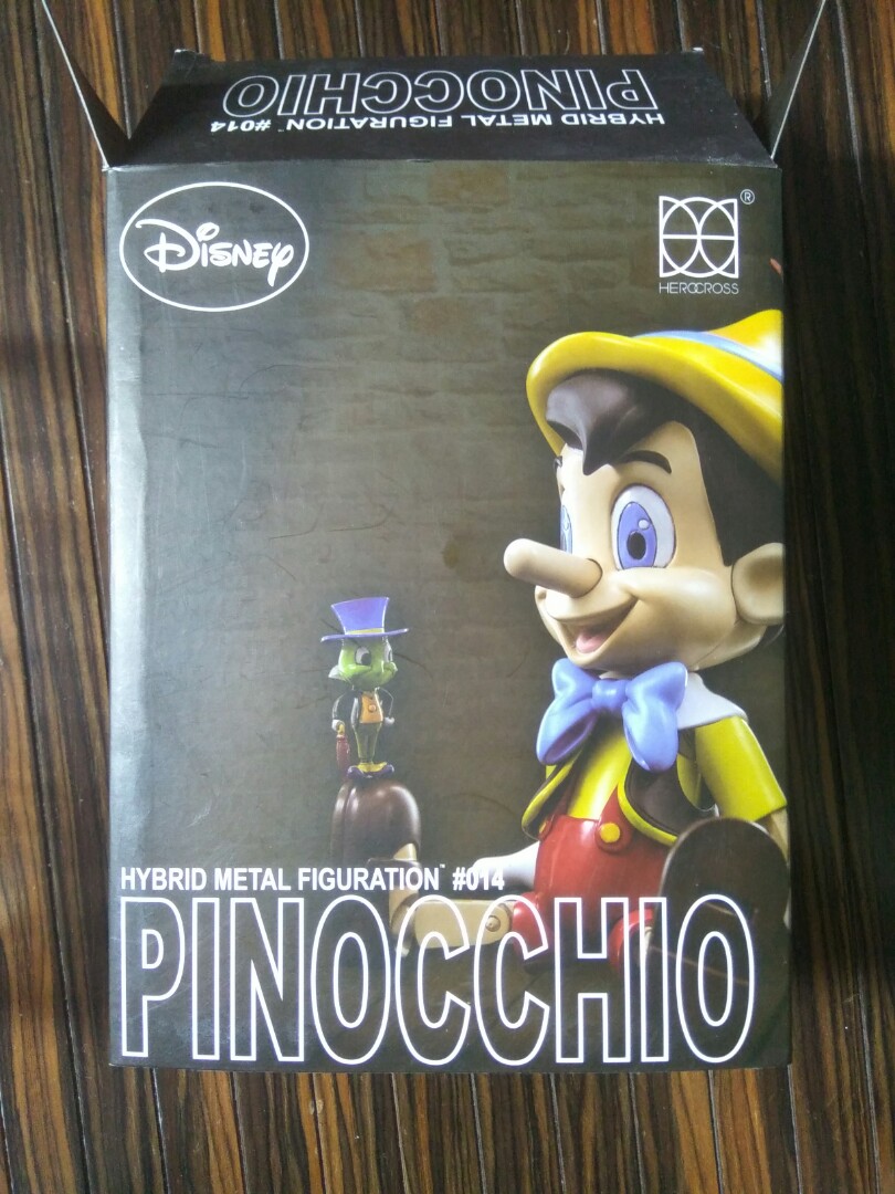 絕版Disney 迪士尼Hero cross hybrid figure #14 pinocchio 全新, 興趣