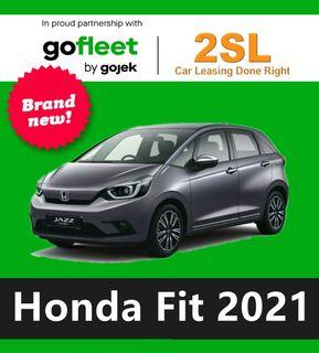 Honda Fit 2021 (2sl leasing availables car rent for personal grab,gojek,delivery use)