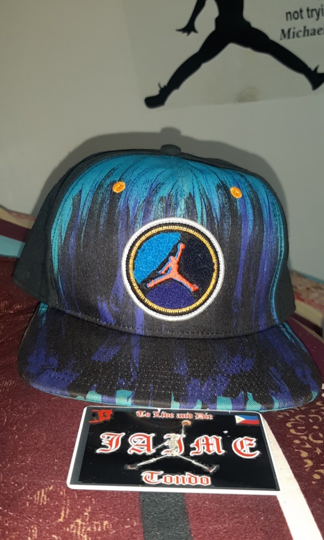 J8 Aqua cap Jordan Rare, Men's Fashion 