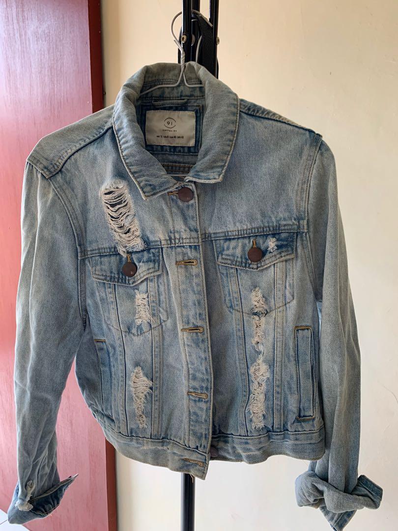 Jaket jeans cotton on outlet